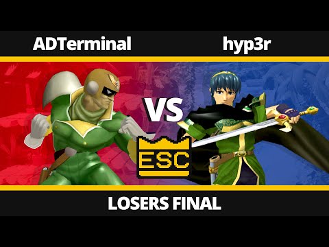 ESC 31 - Losers Final - ADTerminal (Captain Falcon) Vs. hyp3r (Marth) - SSBM Local Tournament