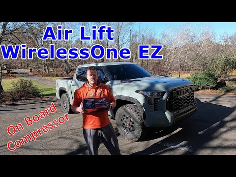 Air Lift WirelessOne EZ On Board Compressor, 2022 Toyota Tundra TRD Pro...Install/Setup...Must Have!