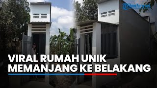 Viral Rumah Berukuran Sangat Sempit dengan Bangunan Memanjang, Lebarnya Hanya Sekitar 1 Meter