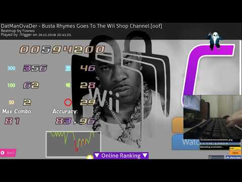 [Livestream] -Trigger | DatManOvaDer - Busta Rhymes Goes To The Wii Shop Channel [oof] 83.96% PASS