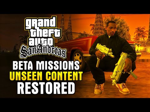 We recreated a few missions from the BETA GTA San Andreas