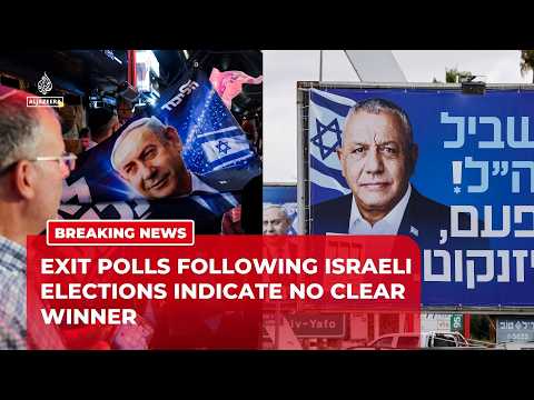 Exit polls following Israeli elections indicate no clear winner