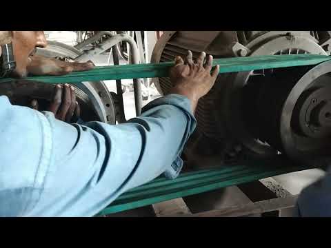 Assembly of V Belt on Blower pulley