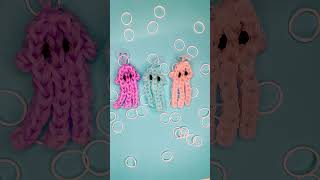 Rainbow loom jellyfish charm! #rainbowloom #rainbowloomcharm #charm #jellyfish #cute #underthesea