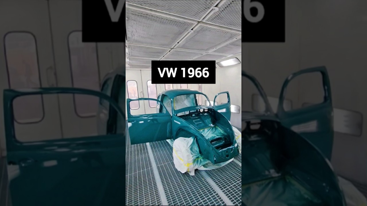 O Fusca 1966 Verde Amazonas acaba de passar pela preparação, pintura e polimento, ficou magnífico!