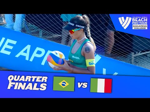 Talita/Thamela vs. Gottardi/Menegatti - Quarter Finals Highlights Saquarema 2023 #BeachProTour