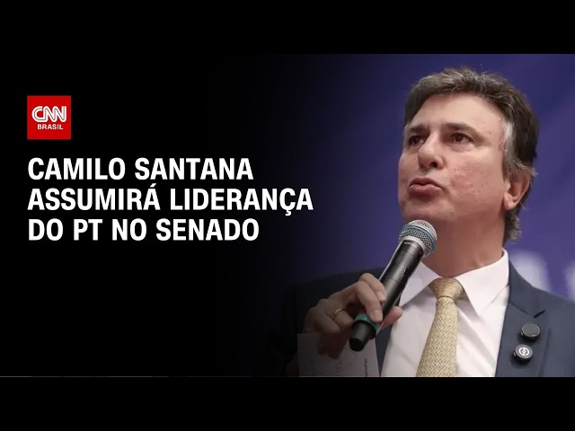 Camilo Santana deve assumir a liderança do PT no Senado | BASTIDORES CNN