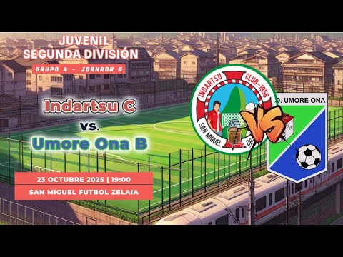 Juvenil 2ª Division. Jornada 8 - Indartsu Club C vs S.D. Umore Ona B (23/10/25)