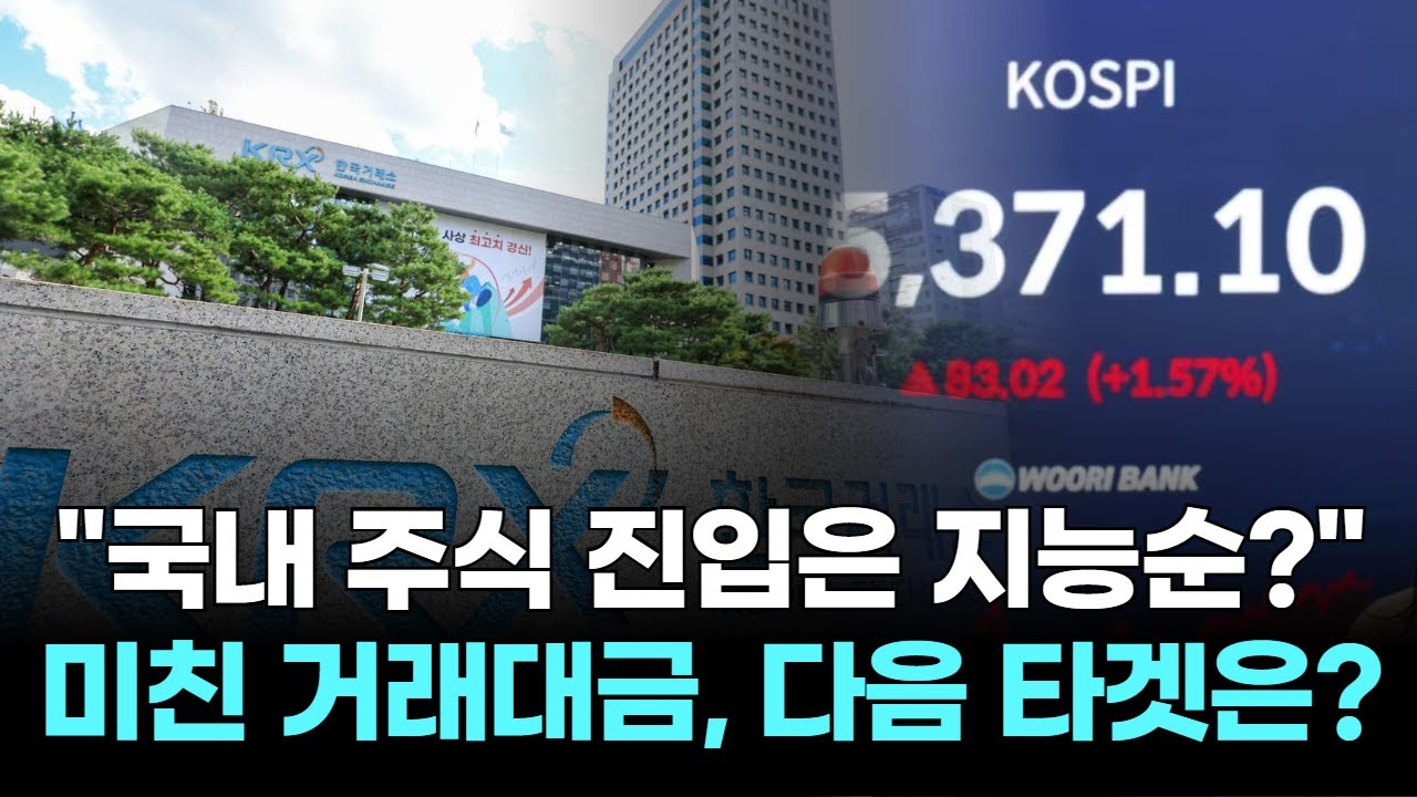 "국내 주식 진입은 지능순?"...미친 거래대금, 다음 타겟은?