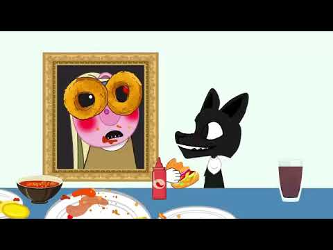 Cartoon Dog Animation Mukbang Complete Edition | Hongos Enoki Picantes | Nessa Lea