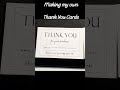 Making my own Thank You cards | #etsy #smallbusiness #etsyseller #entrepreneur #smallbusiness