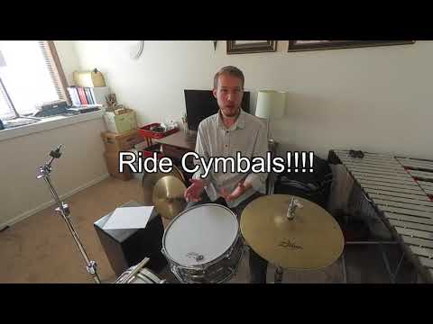 10 JAZZ RIDE CYMBALS  | Advice and Demo of 10 Different Cymbals
