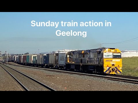 Sunday train action in Geelong 28/6/20