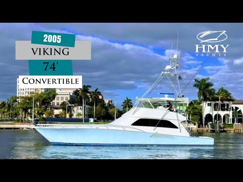 2005 Viking 74 Convertible Reel Estate Video