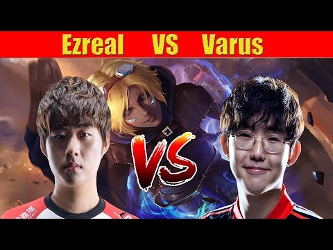 SKT T1 Bang Ezreal ADC Lane VS Imp Varus Season8