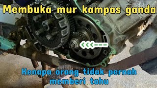 Download lagu Cara membuka baut mur rumah kampas ganda jupiter mx jupiter Vega mp3
