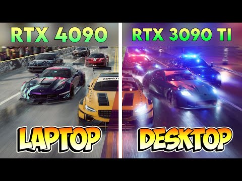RTX 4090 LAPTOP vs RTX 3090 Ti DESKTOP - TESTED 10 GAMES