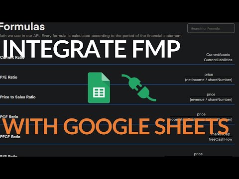 How to Integrate FMP with Google Sheets