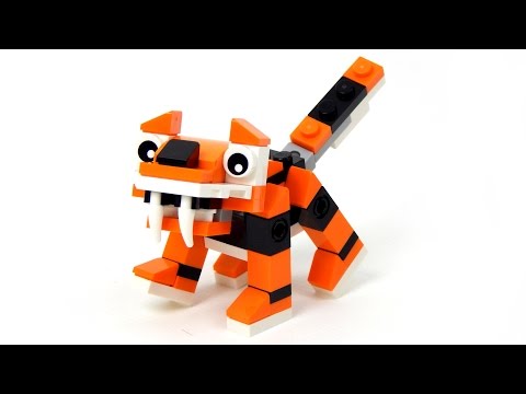 Vidéo LEGO Creator 30285 : Le tigre