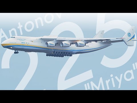 Gigant der Giganten: Antonow An-225 landet auf nasser Piste am Flughafen Leipzig/Halle (12.12.2021)