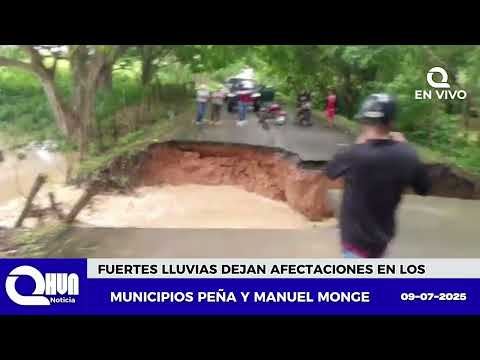 LLUVIAS CAUSARON ESTRAGOS EN LOS MUNICIPIOS PEÑAS Y MANUEL MONGE EN EL ESTADO YARACUY 09/07/2025