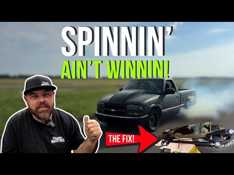 Baseline 1/4 Mile Runs - Fixing The S10's Traction Issues! Traction Bar Install!