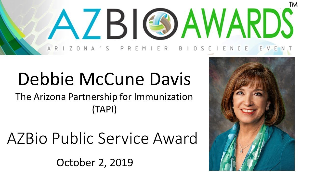 Debbie McCune Davis 2019 AZBio Public Service Honoree