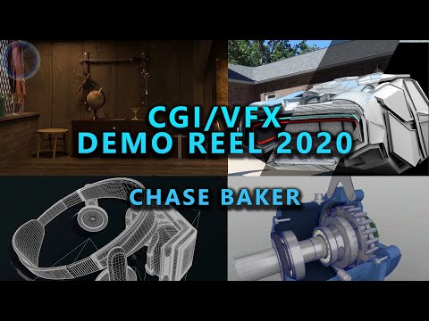 CGI/VFX Demo Reel 2020 - Chase Baker