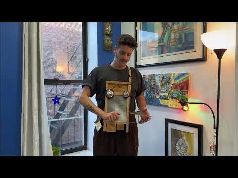 Meet the Road Trip Washboard Bundle: The Backpack Percussion Set 😎#washboard