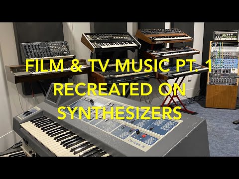 Film & TV Music Pt. 1 : Recreated on Synthesizers : Luke Million in the Studio
