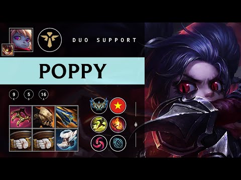 Poppy Support vs Thresh - VN Challenger Patch 25.24
