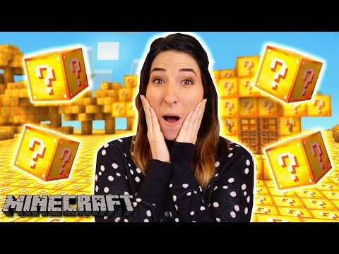 MacNcheeseP1z - THE WORLD IS MADE OF LUCKY BLOCKS | Minecraft Build Battle w/ @Aphmau