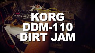 Video thumbnail for KORG DDM 110 JAM (DIN SYNC TO TR-606) by Electrohed