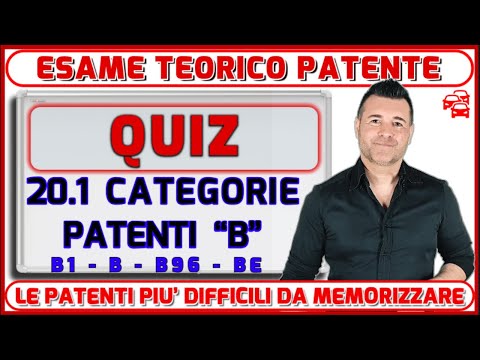 QUIZ - DRIVING LICENCE CATEGORIES B1, B, B96, BE