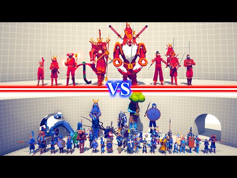 DYNASTY DLC Team vs MELEE Team - Totally Accurate Battle Simulator TABS