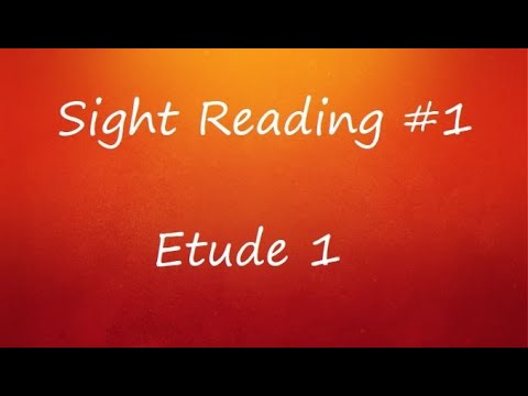 Sight Reading #1 - Etude 1