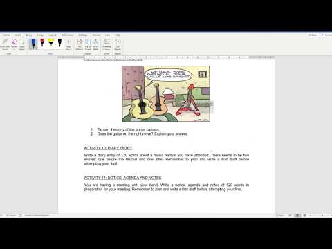 Engels GRAAD 9: 5 Mei 2020 - periode 2 (05092)