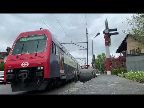 S33 aus Schaffhausen kommend - TRAINS IN SLOMO