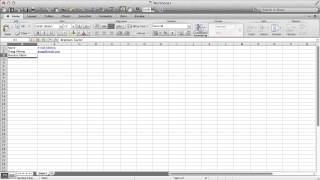 How to make a mailing list in Excel
