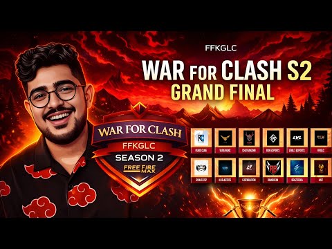 FFKGLC WAR FOR CLASH SEASON 2 FULL MAP TOURNAMENT GRAND FINAL