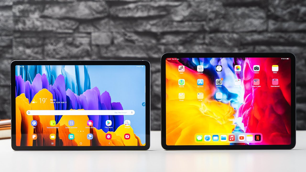 Samsung Galaxy Tab S7 vs. iPad Pro Comparison