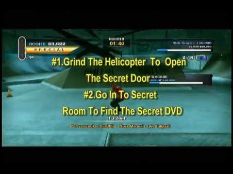TONY HAWK'S PRO SKATER HD Walkthrough On Hanger - Secret Dvd / Tape