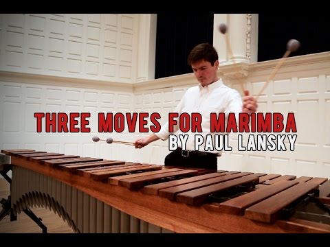 Three Moves for Marimba, by Paul Lansky - Marimba Literature Library