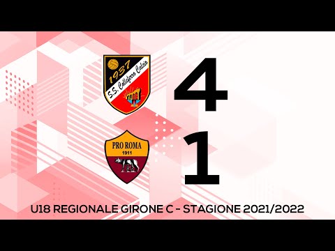 U18 Regionale 2021/2022 - Colleferro v Pro Roma