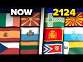 Probable Future Evolution Of ALL European Flags 2024 2124