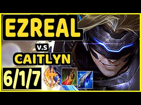 BGOB (EZREAL) vs CAITLYN - 6/1/7 KDA BOTTOM ADC CHALLENGER GAMEPLAY - BR