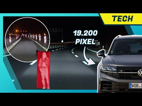 HD-Matrix Scheinwerfer im VW Touareg im Test: Nachtfahrt, Funktionen & Vergleich Porsche & Mercedes