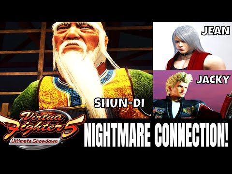 VF5US- THE NIGHTMARE CONNECTION! (Virtua Fighter 5: Ultimate Showdown)- Shun Di Matches, Gaming, FGC