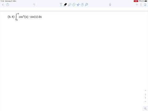 Übungsblatt2 Aufgabe b4 - Integration per Substitution