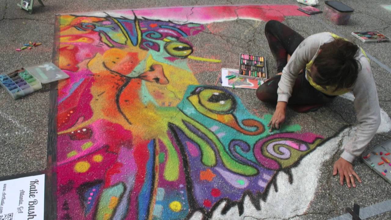 Hire Katie Bush Chalk Art Chalk Artist in San Diego, California